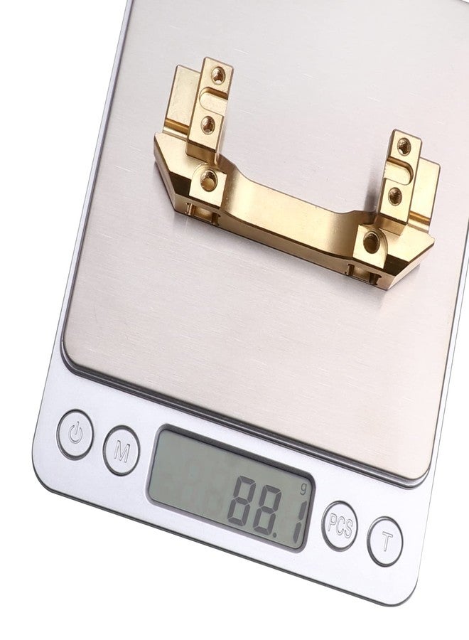 FriHobby 88g Brass RC Servo Mount for TRX4 1/10 RC Crawler Car Front Bumper Mounts Upgrades Heavy Duty - Image 2